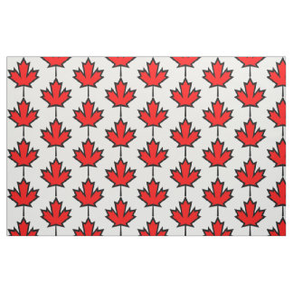 Canadian Maple Leaf Fabric