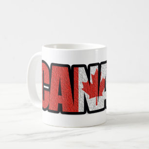 Canadian Maple Leaf Flag Coffee Mug