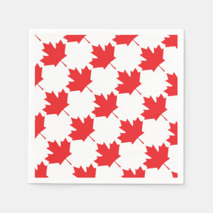 Canadian Maple Leaf Napkin