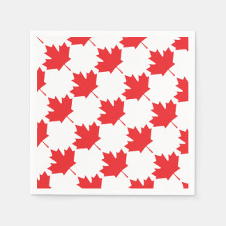 Canadian Maple Leaf Napkin
