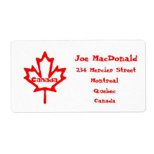 Canadian Maple Leaf-Red
