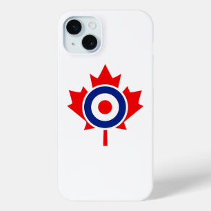 Canadian Maple Leaf Roundel Graphic iPhone 15 Mini Case