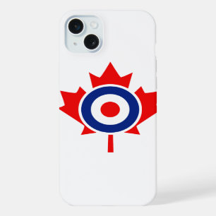 Canadian Maple Leaf Roundel Graphic iPhone 15 Plus Case