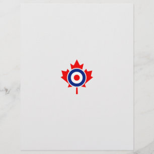 Canadian Maple Leaf Roundel Mod Badge