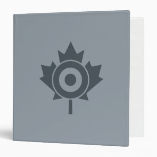 Canadian Maple Leaf Roundel Mod Graphic Binder