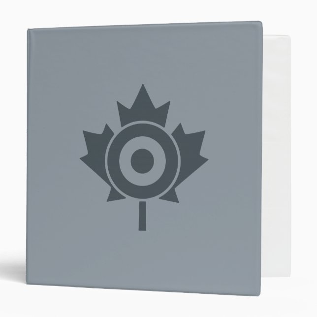 Canadian Maple Leaf Roundel Mod Graphic Binder (Front/Inside)