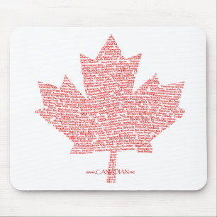 Canadian Maple Leaf Style Mouse Pad