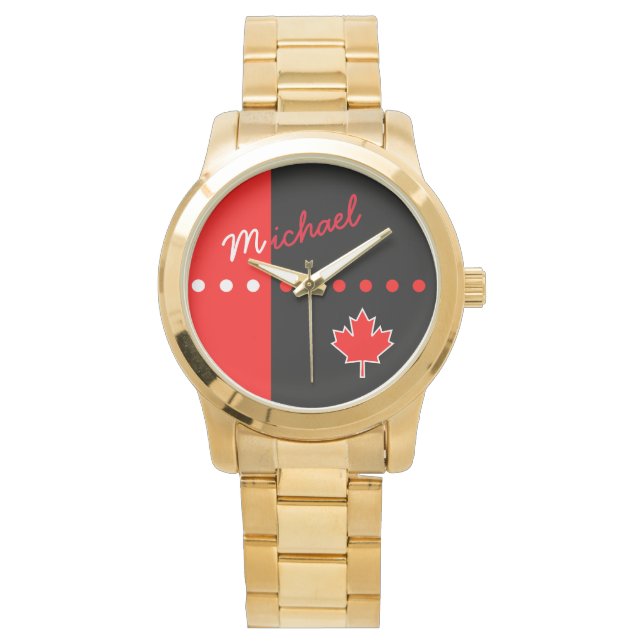 Canadian Maple Leaf Watch (Front)