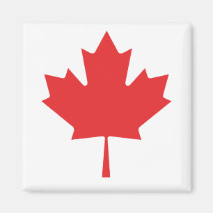 Canadian Maple Red Leaf Magnet – Canada Souvenir 