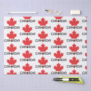 Canadian Maple Red Leaf Tissue Paper – Elegant 