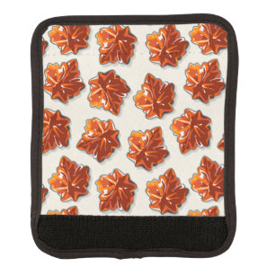 Canadian Maple Syrup Candy Pattern Luggage Handle Wrap