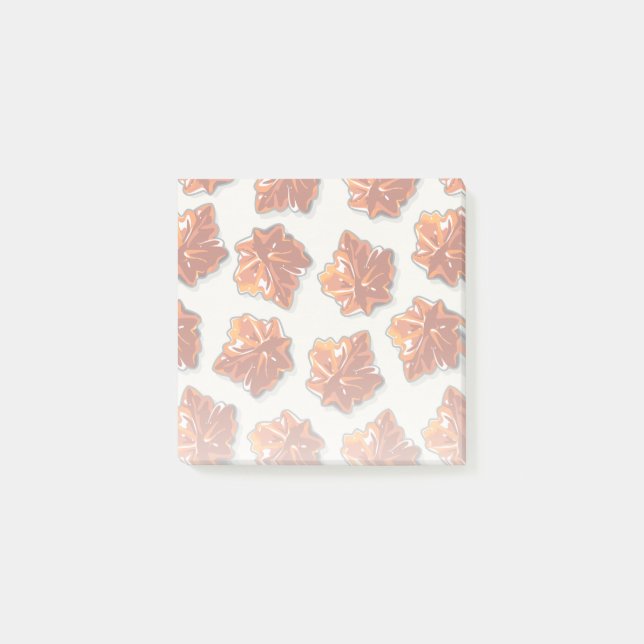 Canadian Maple Syrup Candy Pattern Post-it Notes (Front)