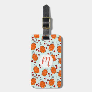 Canadian Maple Syrup Pattern Luggage Tag