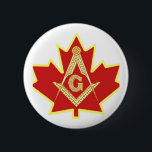 CANADIAN MASON 2 INCH ROUND BUTTON<br><div class="desc">heroes all</div>