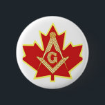 CANADIAN MASON 2 INCH ROUND BUTTON<br><div class="desc">heroes all</div>