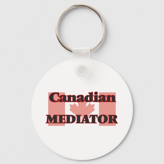 Canadian Mediator Keychain (Front)
