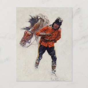 “Canadian Mountie” by Philip R Goodwin Postcard