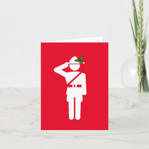 Canadian Mountie Icon Christmas Card