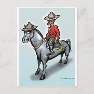 Canadian Mounty Postcard