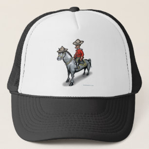 Canadian Mounty Trucker Hat