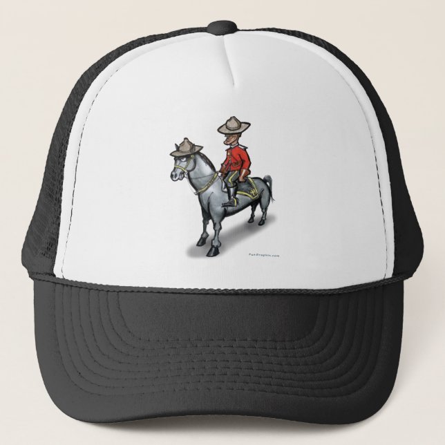 Canadian Mounty Trucker Hat (Front)