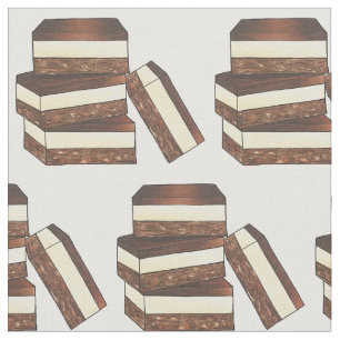 Canadian Nanaimo Bar BC Canada Bakery Dessert Food Fabric