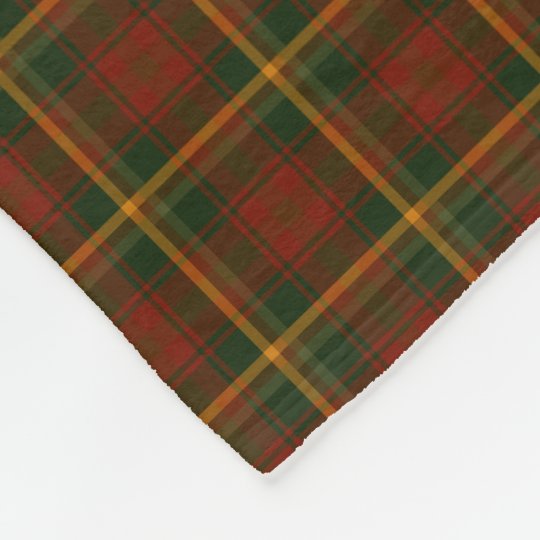 Canadian National Maple Leaf Tartan Fleece Blanket Zazzle.ca