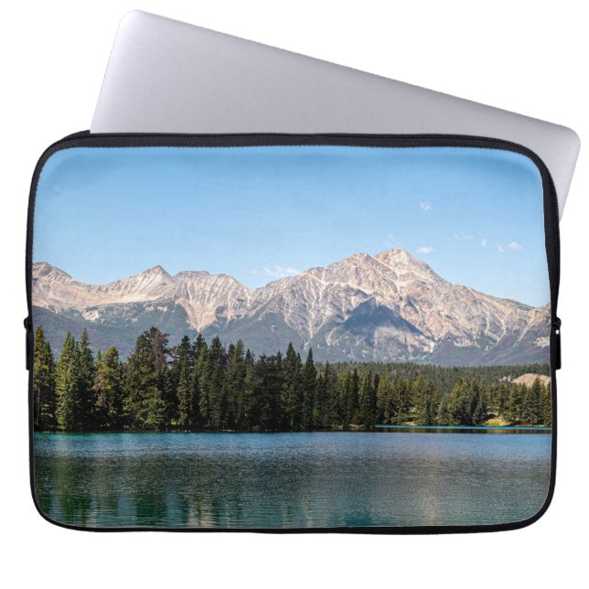 Canadian National Park, Pyramid Mountain Laptop Sleeve (Front)
