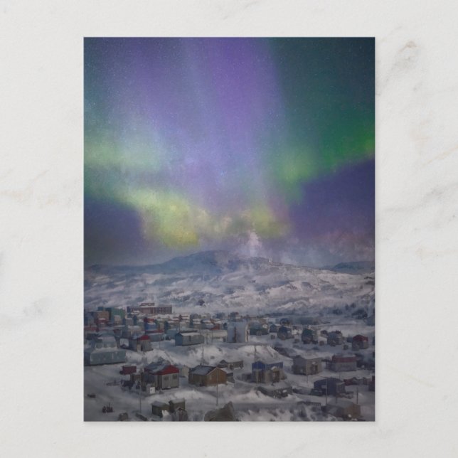 Canadian Northern Lights Postcard (Front)