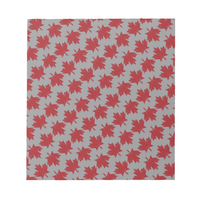 Canadian Pattern Notepad (Front)