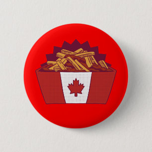 Canadian Poutine 2 Inch Round Button