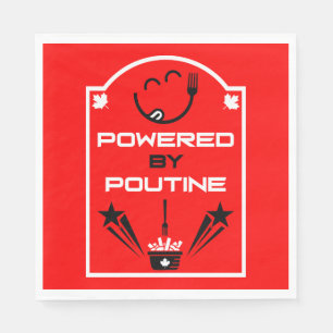 Canadian Poutine Festival Napkin