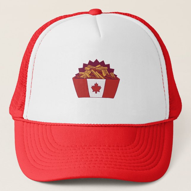 Canadian Poutine  Trucker Hat (Front)