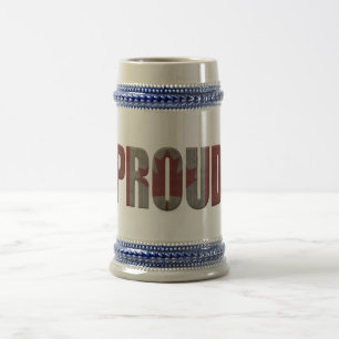 Canadian pride beer stein