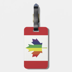 Canadian Pride Flag Luggage Tag