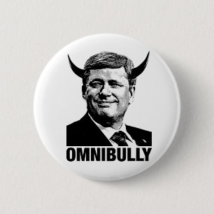Canadian Prime Minister Stephen Harper - Omnibully 2 Inch Round Button