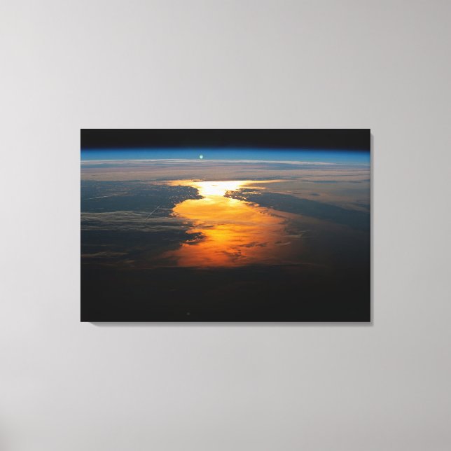 Canadian Provinces Of Newfoundland And Labrador. Canvas Print (Front)