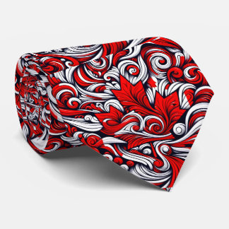 Canadian Psychedelic Journey Tie