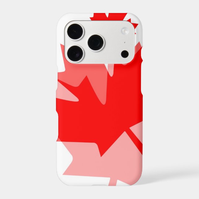 Canadian Red Maple Leaf Layered Style CANADA (Back)