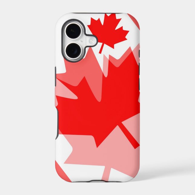 Canadian Red Maple Leaf Layered Style CANADA (Back)