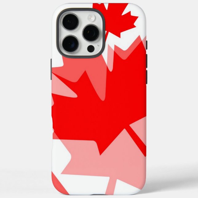 Canadian Red Maple Leaf Layered Style CANADA Case-Mate iPhone Case (Back)
