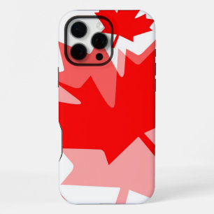 Canadian Red Maple Leaf Layered Style CANADA iPhone 16 Pro Max Case