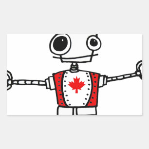 Canadian Robot Sticker