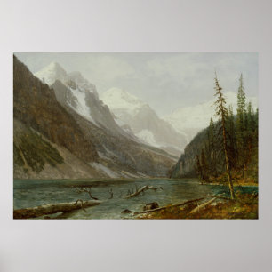 Canadian Rockies (1889) - Affiche Albert Bierstadt