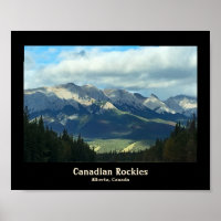 Canadian Rockies, Alberta Canada Wall Poster