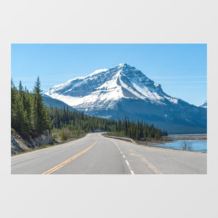 Canadian Rockies - Icefields Parkway Highway 93 Window Cling