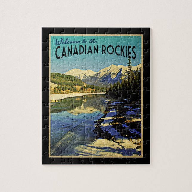 Canadian Rockies Jigsaw Puzzle (Vertical)