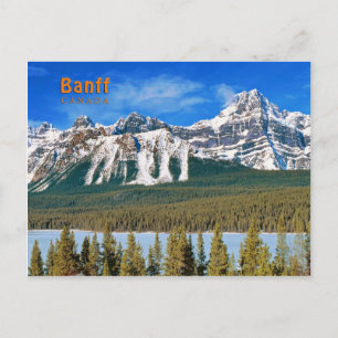 Canadian Rockies Mountains Postcard