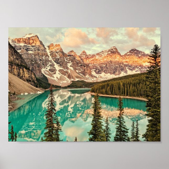 Canadian Rockies stylized Poster (Front)