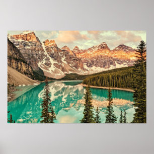 Canadian Rockies stylized Poster